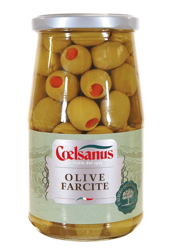 Olives farcies aux poivrons 